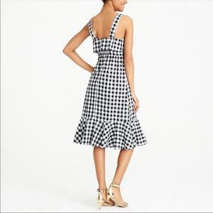 NWT J. Crew Women’s Midi Gingham Dress sz6